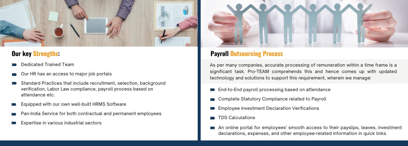 Our Key Strengths and Payroll Outsourcing Process.